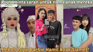 Popo barbie Hamil Anak Slamet | Pasangan viral Di tiktok popo & slamet !