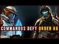 The Clone Commando Squad that REFUSED ORDER 66 and PROTECTED JEDI | Star Wars Legends