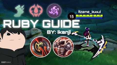 RUBY GUIDE FULL GAMEPLAY IS HERE! | HOW TO PLAY EXP RUBY | RUBY TUTORIAL | MOBILE LEGENDS 