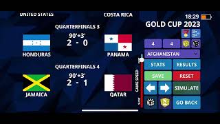 CONCACAF Gold Cup 2023 - International Football Simulator