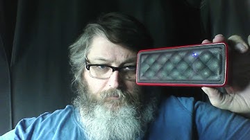 AmazonBasics Portable Bluetooth Speaker - Red $19.99