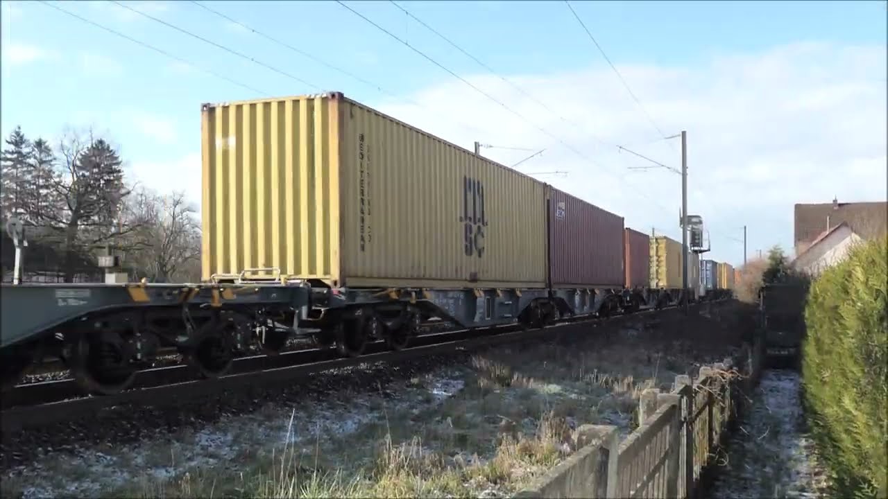 Compilation de trains variés à Schwindratzheim (TER, Fret, Régiolis)