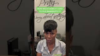 HOW MUCH DOES IT COST TO FILE BANKRUPTCY?