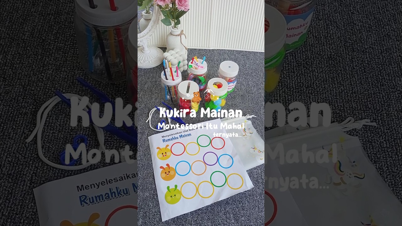 mainan montessori anak yg banyak manfaatnya 
