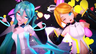 【MMD】YYB式初音ミク×む～ぶ式鏡音リン - フランケンシュタインの怪物【Hatsune Miku】