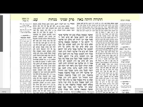 דף היומי מנחות דף עט