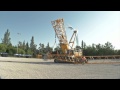 Liebherr - LR 1250 lattice boom crawler crane self disassembly system