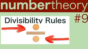Divisibility Rules Number Theory 9