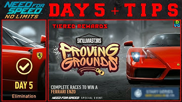 NFS No Limits | Proving Grounds - Ferrari Enzo | Day 5 + TIPS