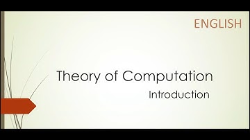 Introduction to Theory of Computation | in English