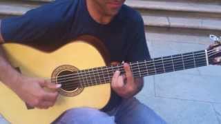 Video thumbnail of "El equipo A (The A -Team) guitarra española"