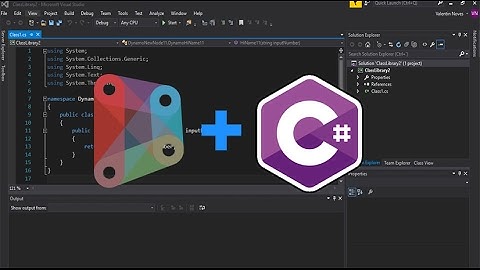 Dynamo y C# parte 1 - Nodo con mensaje "Hola Mundo"