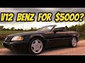 My Cheap V12 Mercedes SL600 Cost Way Less to Fix Than I Thought