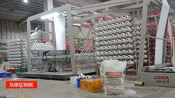 circular loom machine working ||