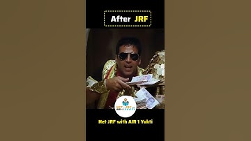 Before JRF & After JRF | #ugcnet #jrf #phd #ugc #money #selection