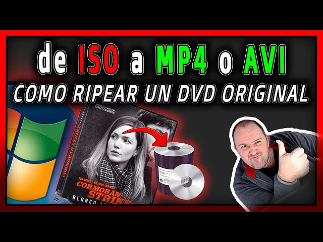 Como CONVERTIR un Archivo ISO a MP4 o AVI ⭐ Como RIPEAR o COPIAR un DVD  original - 2022 - YouTube