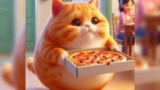 Cat Pizza Party #cat #story