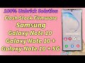 Unbrick galaxy note 10 plus 5g flash stock firmware working 100