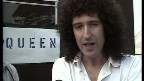 Backstage Snippets: Brian & Roger (at Milton Keynes, 1982)