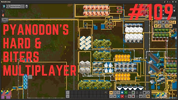 Factorio Pyanodons Hard Biters Multiplayer Journey #109