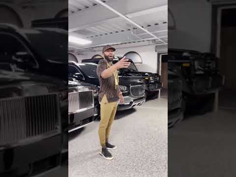 Floyd Mayweather Shows Off His All-black 'Sweet 16' That Includes Ferraris, Rolls-Royces, Maybachs