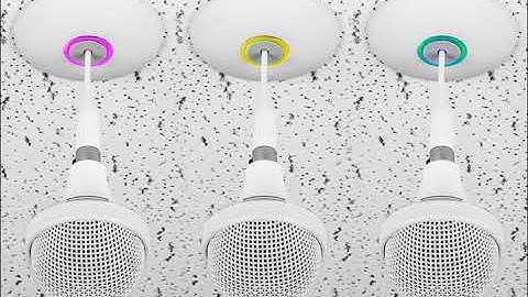 Clockaudio C303W-D / C303-D Tri-element Ceiling Microphone Arrays, Dante & AES67 interface, POE