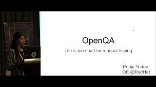 OpenQA - Life too short for Manual Testing