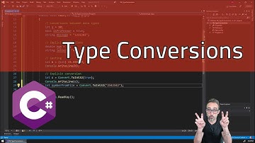 3.5 Variables: Type Conversions - Learning C#