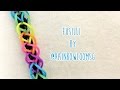 Rainbow Loom: Fusilli Bracelet by RainbowLoomSG (2 Peg, no hook tutorial)