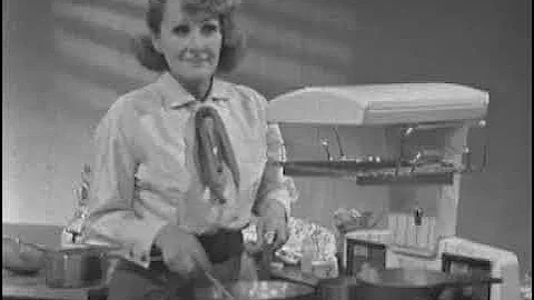 Bricks, Ravioli, and Spaghetti bolognese with Fanny Cradock (1966) | BBC