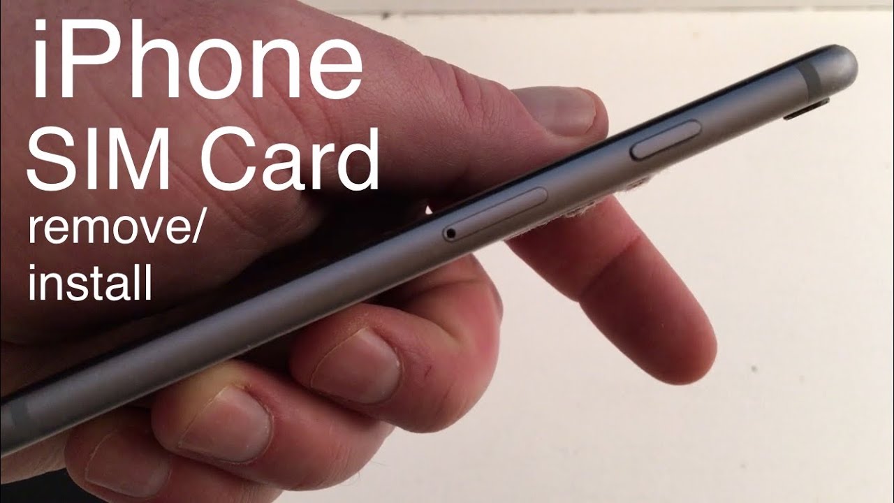 Smartphone Tech iPhone SIM Card Removal and Installation YouTube