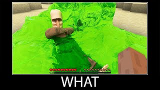 Minecraft wait what meme part 351 realistic minecraft Slime screenshot 5