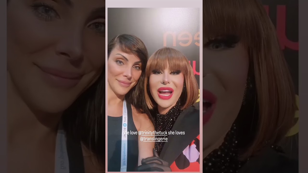 Trinity Taylor para TransLingerie at Out & Equal Workplace Advocates with Silvia Matos