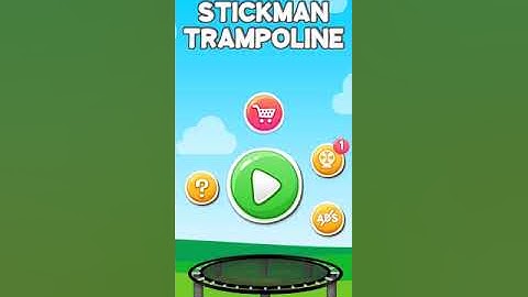 🤪Crazy stickman trampoline Jump and Flip Game played by master piece gaming