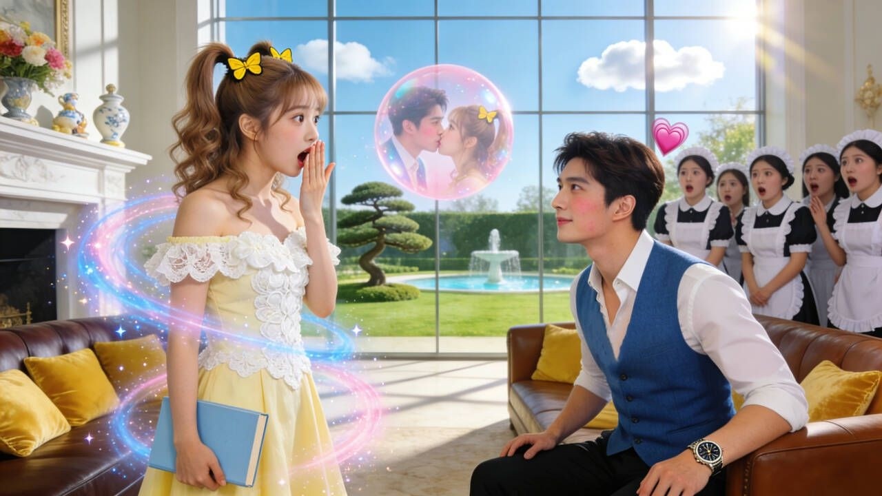 La cenicienta lee la mente del presidente: ¡confesiones ardientes! Se sonroja al instante.