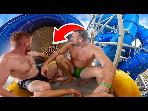 Worlds most INSANE waterpark.. The AQUASPINNER!