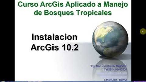 01 CURSO ARCGIS - INSTALACION ARCGIS 10.2