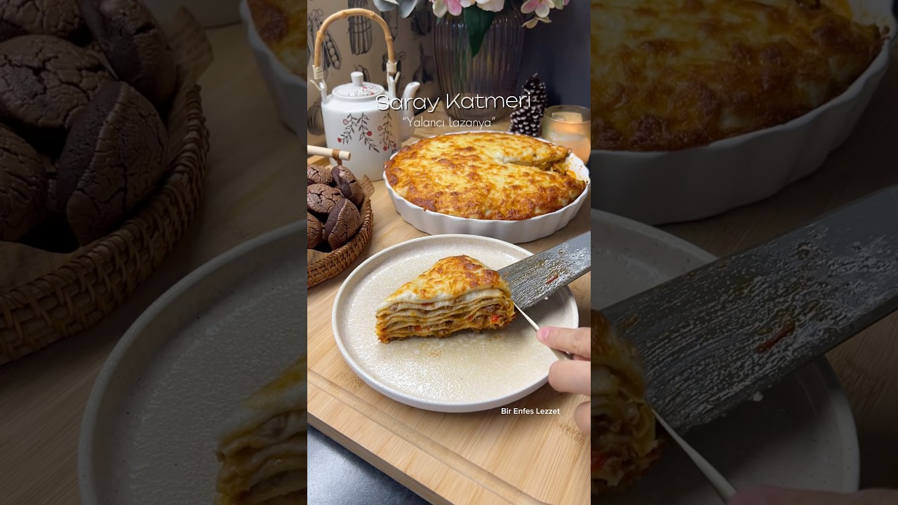 Saray Katmeri (Yalancı Lazanya) Tarifi | Nasıl Yapılır? #shorts #recipe #kolaytarifler #yemek