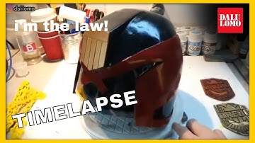 How i make Judge Dredd Helmet Timelapse