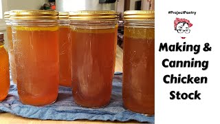 Making and Canning Chicken Stock