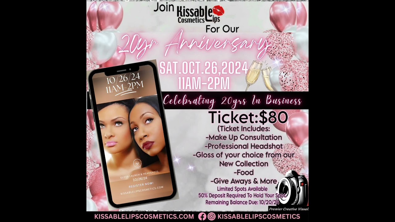 It's Our 20 Yr Anniversary! JOIN us to Celebrate 