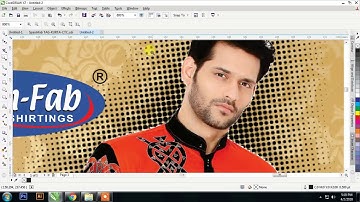 Coreldraw Tutorials - How to create a Halftone effect in photo background