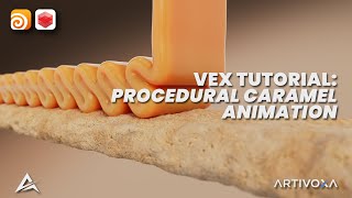 Houdini Tutorial | Procedural Chocolate & Caramel Flow with VEX