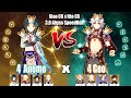 Xiao C6 4 Anemo x Itto C6 4 Geo Destroy 3.0 Floor 12 - Yellow & Green DMG Showcase