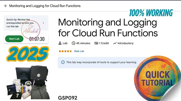 Monitoring and Logging for Cloud Run Functions | GSP092 | #qwiklabs
