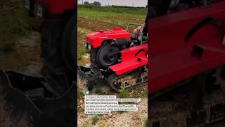 Mini Tractor Plowing Fast Causes Uneven Soil Results #MiniTractor #Plowing #FarmWork