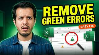 How To Remove Green Errors in Excel (Fix Green Triangles in Cells)