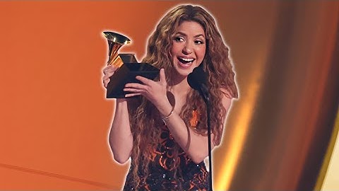 Shakira Dedicates 2025 Grammy to Immigrants, Women, and Her Children
