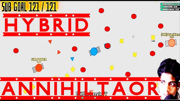 hybrid /Annihilator  sandbox fun | mrlazzyin vs overmancer vs hmmm vs girlpower |diep 2017