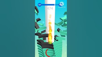 Stack Ball Gameplay || Level 108 || #shorts #youtubeshorts #ytshorts